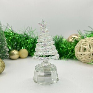 Vánoční dekorace bílý stromek