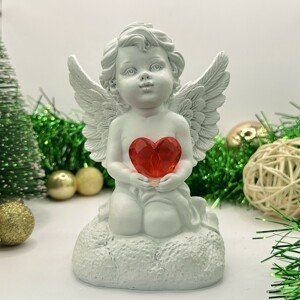 Dekorativní soška anděla Rehael 14 cm