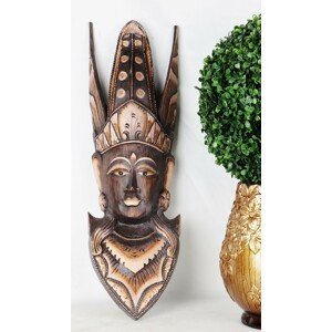 Dřevěná dekorace africký král - Amo