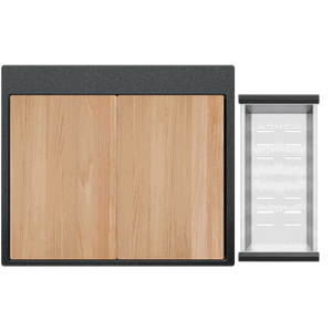 Kuchyňský dřez granitový jednokomorový bez odkapávače s velkou komorou XXL Oslo 60 Top + Dárek
