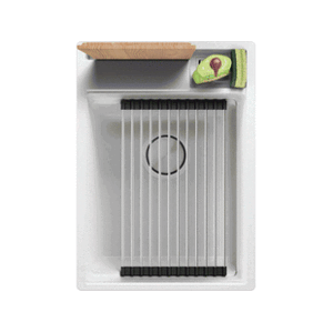 Kuchyňský dřez granitový jednokomorový bez odkapávače a prostoru pro příslušenství a desku Oslo 40 Pocket Multilevel + Dárek