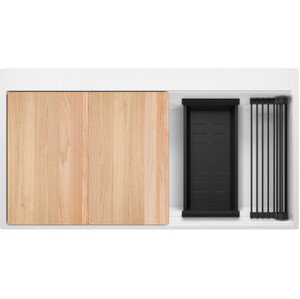 Kuchyňský dřez granitový jednokomorový bez odkapávače s největší komorou MAX Oslo 100 Multilevel + Dárek