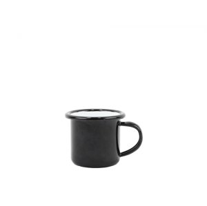 Smaltovaný hrnek 5 cm/0,14 l, černý vyrobeno pro BELIS/SFINX
