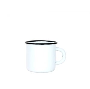 Smaltovaný hrnek 8 cm/0,35l bílý, vyrobeno pro BELIS/SFINX