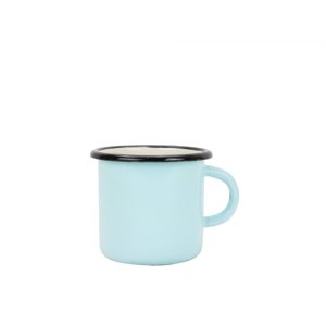 Smaltovaný hrnek 8 cm/0,35l tyrkysový, vyrobeno pro BELIS/SFINX