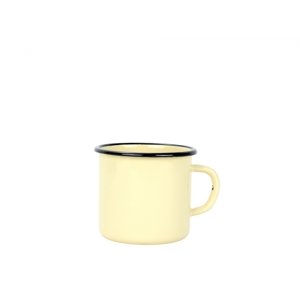 Smaltovaný hrnek 7cm/ 0,25l béžový, vyrobeno pro BELIS/SFINX