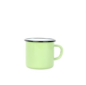 Smaltovaný hrnek 8 cm/0,35l zelený, vyrobeno pro BELIS/SFINX