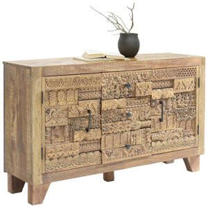 Landscape SIDEBOARD, mangové dřevo, přírodní barvy, 150/90/40 cm