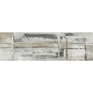 Monee OLEJOMALBA, abstraktní, 180/55 cm - šedá, bílá
