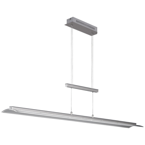 ZÁVĚSNÉ LED SVÍTIDLO, 135/93-150 cm - barvy niklu