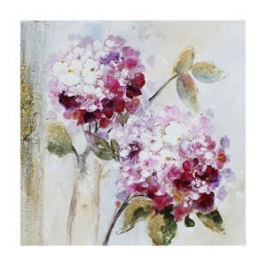Monee OLEJOMALBA, květiny, 55/55 cm - vícebarevná