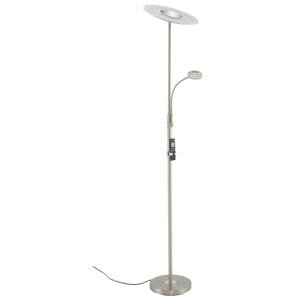 STOJACÍ LED SVÍTIDLO, 180 cm - barvy niklu