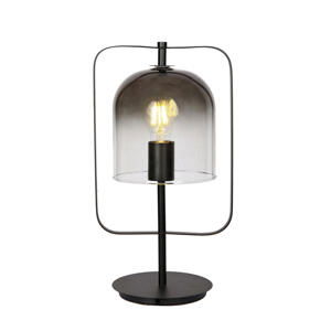 Dieter Knoll STOLNÍ LAMPA, E27, 18,5/39,5 cm - černá