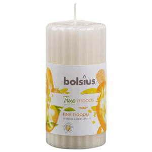 Bolsius VONNÁ SVÍČKA, mango, bergamot - bílá