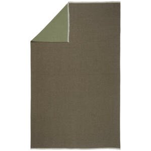 Novel MĚKKÁ DEKA, bavlna, 220/240 cm - hnědá, zelená