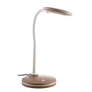 Xora STOLNÍ LED LAMPA, stmívač s regulačním kolečkem, 13/32 cm - barvy dubu