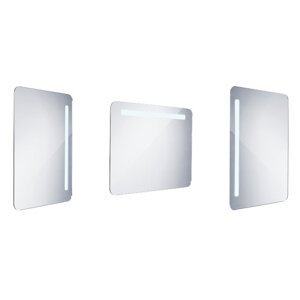 Zaoblené LED zrcadlo do koupelny 800x600mm