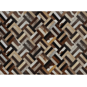 Luxusní koberec KŮŽE Typ2, patchwork, 140x200 cm