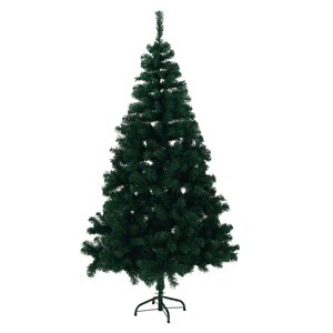 Vánoční stromek s kovovým stojanem, 160 cm, CHRISTMAS TYP 10