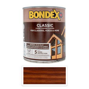 BONDEX Classic - matná tenkovrstvá syntetická lazura 0.75 l Palisandr