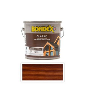 BONDEX Classic - matná tenkovrstvá syntetická lazura 2.5 l Palisandr