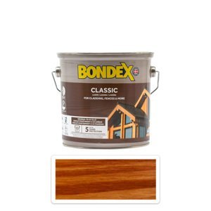 BONDEX Classic - matná tenkovrstvá syntetická lazura 2.5 l Redwood