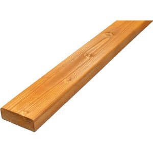 Latě na lavičku dřevěné, smrk, barvené - odstín modřín 35x100x1500, kvalita AB