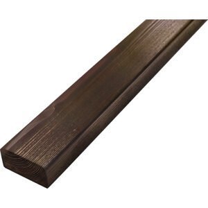 Latě na lavičku dřevěné, smrk, barvené - odstín palisandr 35x70x1950, kvalita AB