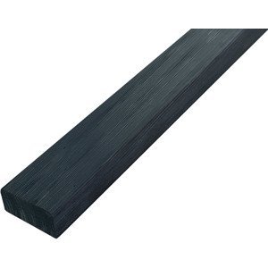 Latě na lavičku dřevěné, smrk, barvené - odstín antracit 35x70x1500, kvalita AB