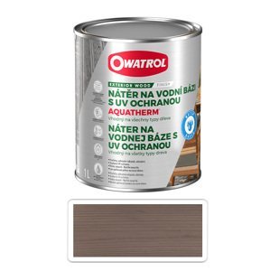 OWATROL Aquatherm - UV ochranný nátěr na dřevěné povrchy v interiéru a exteriéru 1 l Grafitově šedá
