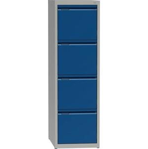Kovona Kovová kartotéka A4, 4 zásuvky, modré