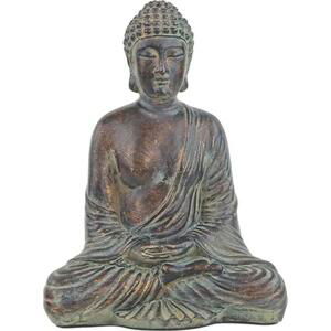 Milujeme Kameny Buddha sedcící - socha Feng shui - meděná barva