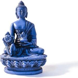 Milujeme Kameny Buddha medicíny a léčení - modrý - feng shui