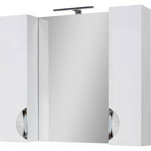 Kingsbath Oscaro 85 závěsná koupelnová skříňka se zrcadlem a osvětlením