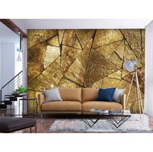 Murando DeLuxe Tapeta zlaté kameny Velikost (šířka x výška): 200x140 cm
