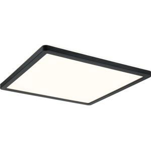 Paulmann 71001 Atria Shine, černé stropní LED svítidlo s korónou, 16W LED 3000K, 29x29cm