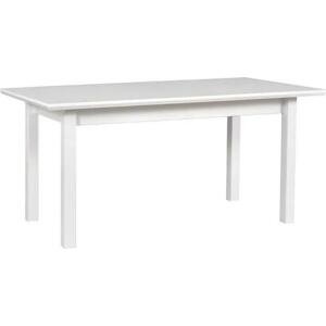 Rozkládací stůl Logan 90 x 160/240 V L S, Barva dřeva: bílá
