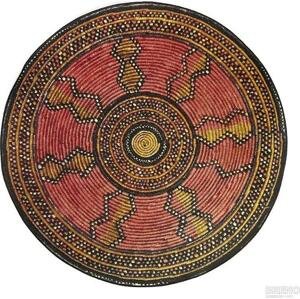 Koberce Breno Kusový koberec ZOYA kruh 418/Q01X, Červená, Vícebarevné, 200 x 200 cm