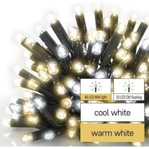 D2CN01 Vánoční Profi LED spojovací řetěz problikávající – rampouchy, 3 m, venkovní, teplá/studená bílá