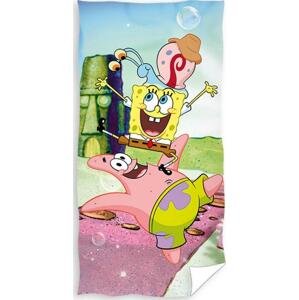 Vesna | Dětská osuška Sponge Bob a Přátelé 70x140 cm