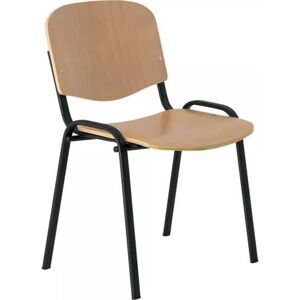 Dřevěná konferenční židle ISO NEW - černé nohy