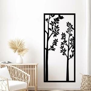 dřevo života Dřevěná dekorace strom LONG Rozměry (cm): 18x40, Barevný vzor: Černá