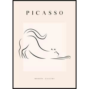 Pablo Picasso - Kočka A4 (21 x 29,7 cm)