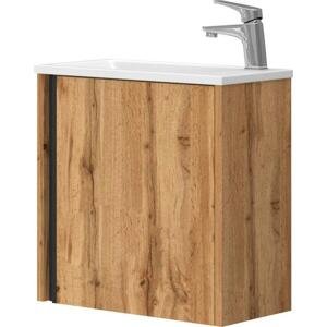 Kingsbath Leo Wotan Oak 50 koupelnová skříňka s umyvadlem
