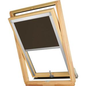 Dekodum Termoizolační roleta na střešní okno typu VELUX MK06/M06/306 Barva látky: Graphite Silver, Barva profilu: Stříbrná