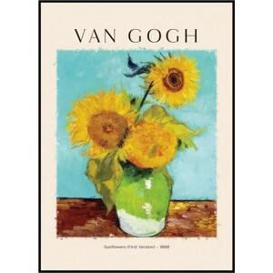 Vincent van Gogh - Slunečnice A4 (21 x 29,7 cm)