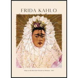 Frida Kahlo - Diego v mé mysli A4 (21 x 29,7 cm)