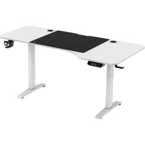JAN NOWAK Velký výškově nastavitelný psací stůl ELLA 1600 x 720 x 750, bílý