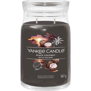 Yankee Candle vonná svíčka Signature ve skle velká Black Coconut 567g