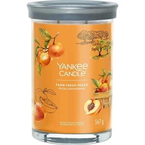 Yankee Candle vonná svíčka Signature Tumbler ve skle velká Farm Fresh Peach 567g